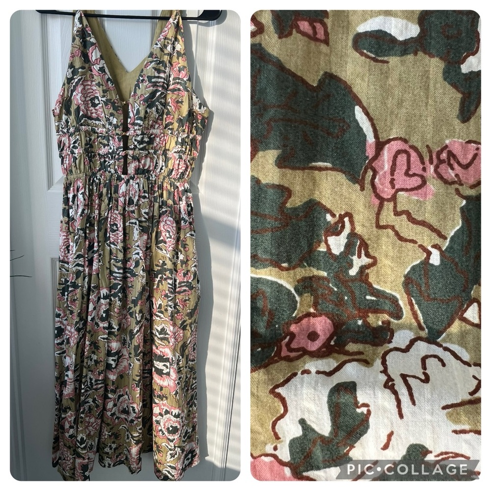 Caroline Constas Floral Dress, Size M